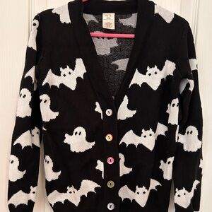 Eleanor Rose Halloween Bat Cardigan